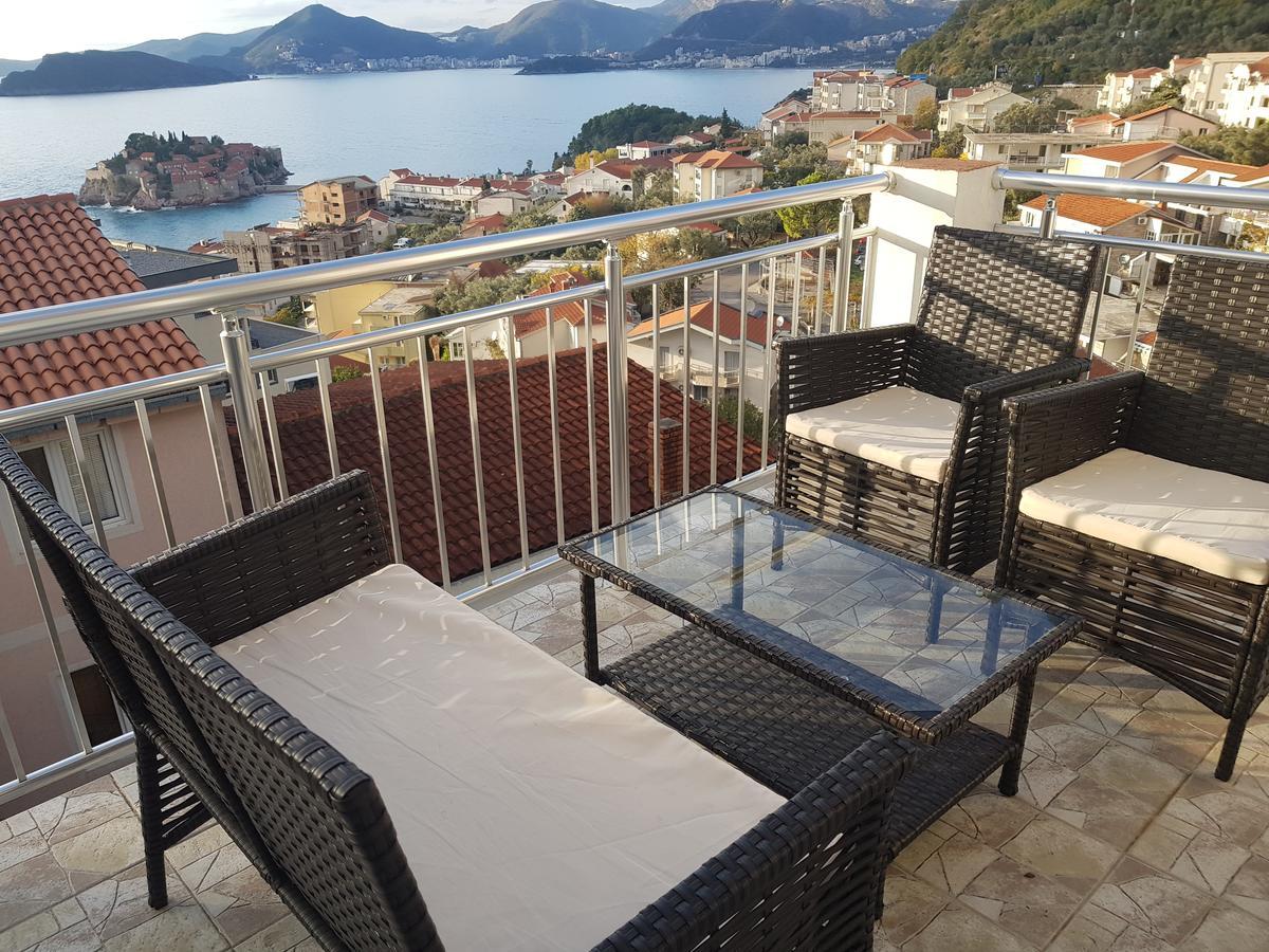 Apartments Vukovic Sveti Stefan Luaran gambar